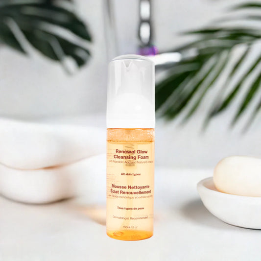 Erneuerungs-Glow-Reinigungs schaum