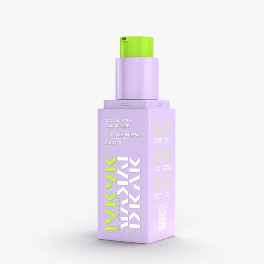 Glycolic and lactic acid face serum with fruit extract