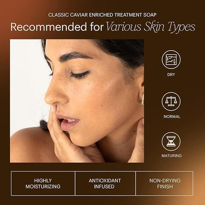 Mit Kaviar angereichertes Seifen-Trio