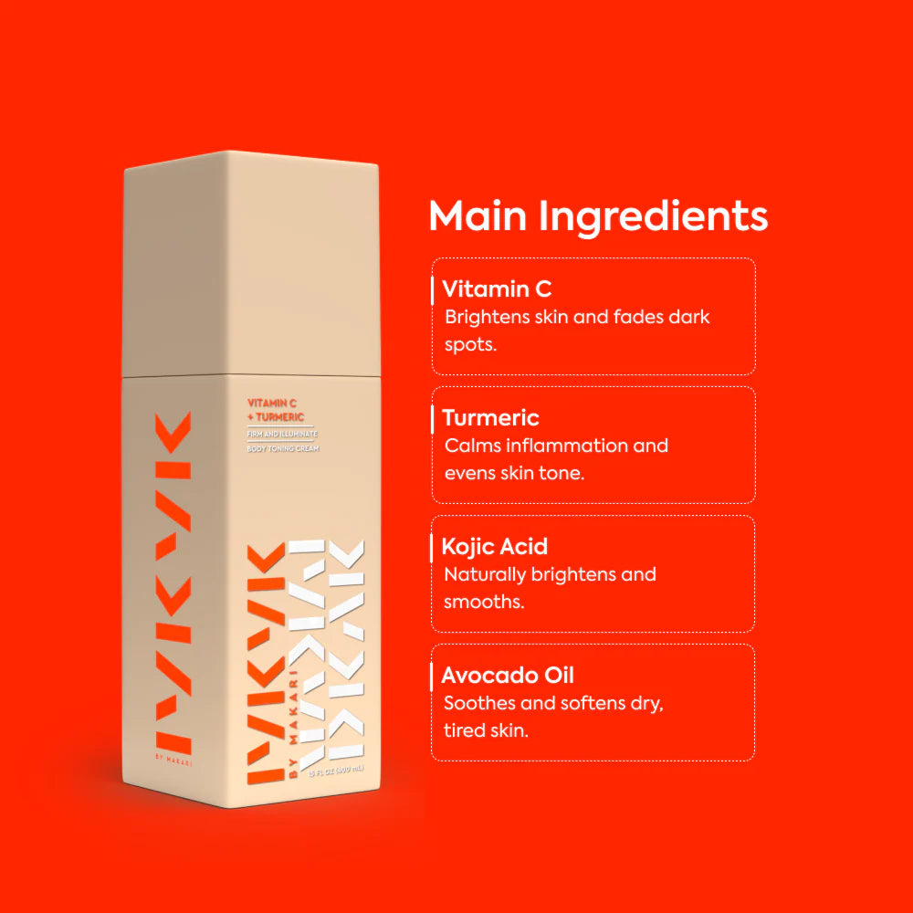 VITAMIN C + TURMERIC BODY TONING CREAM