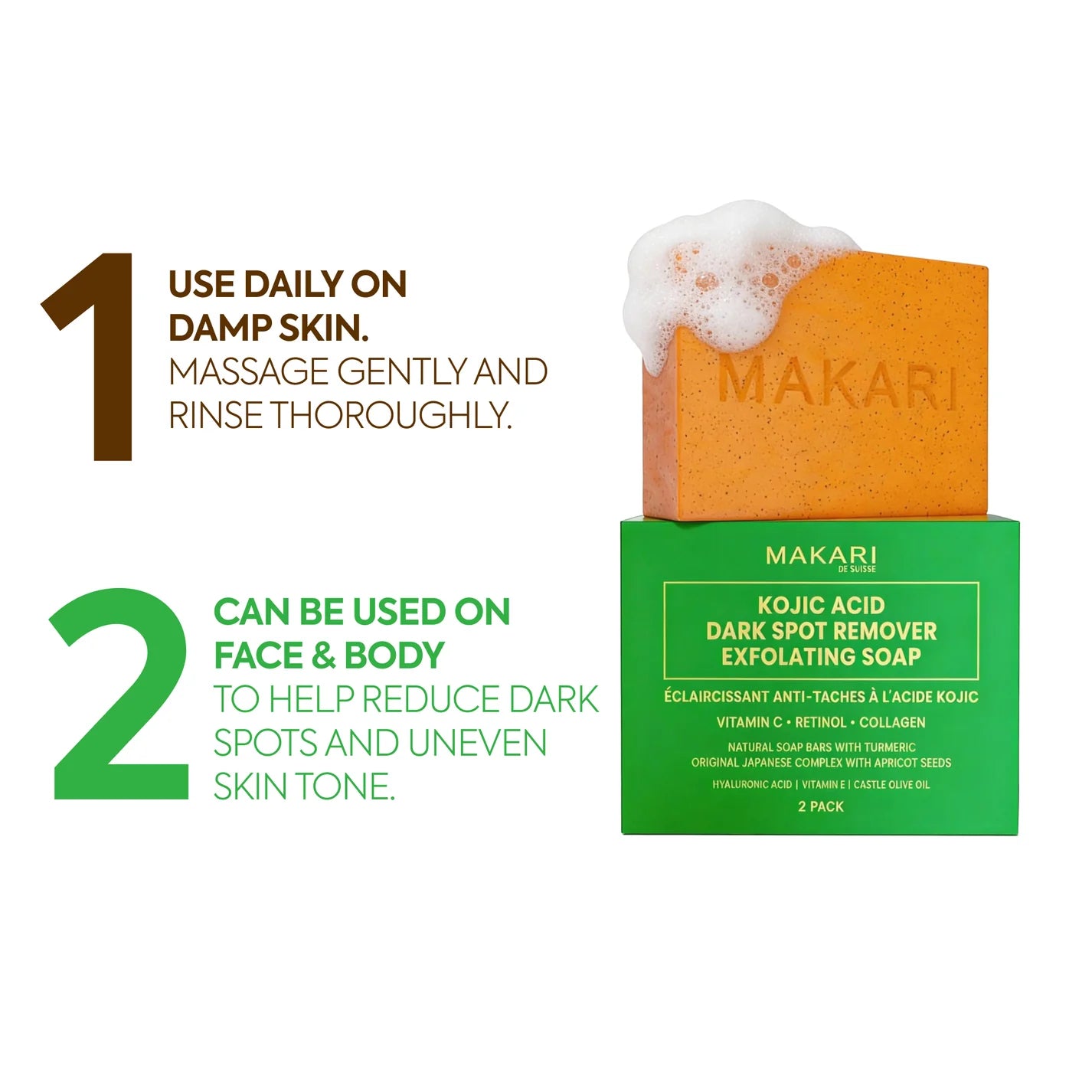 KOJIC ACID DARK SPOT REMOVER SOAP