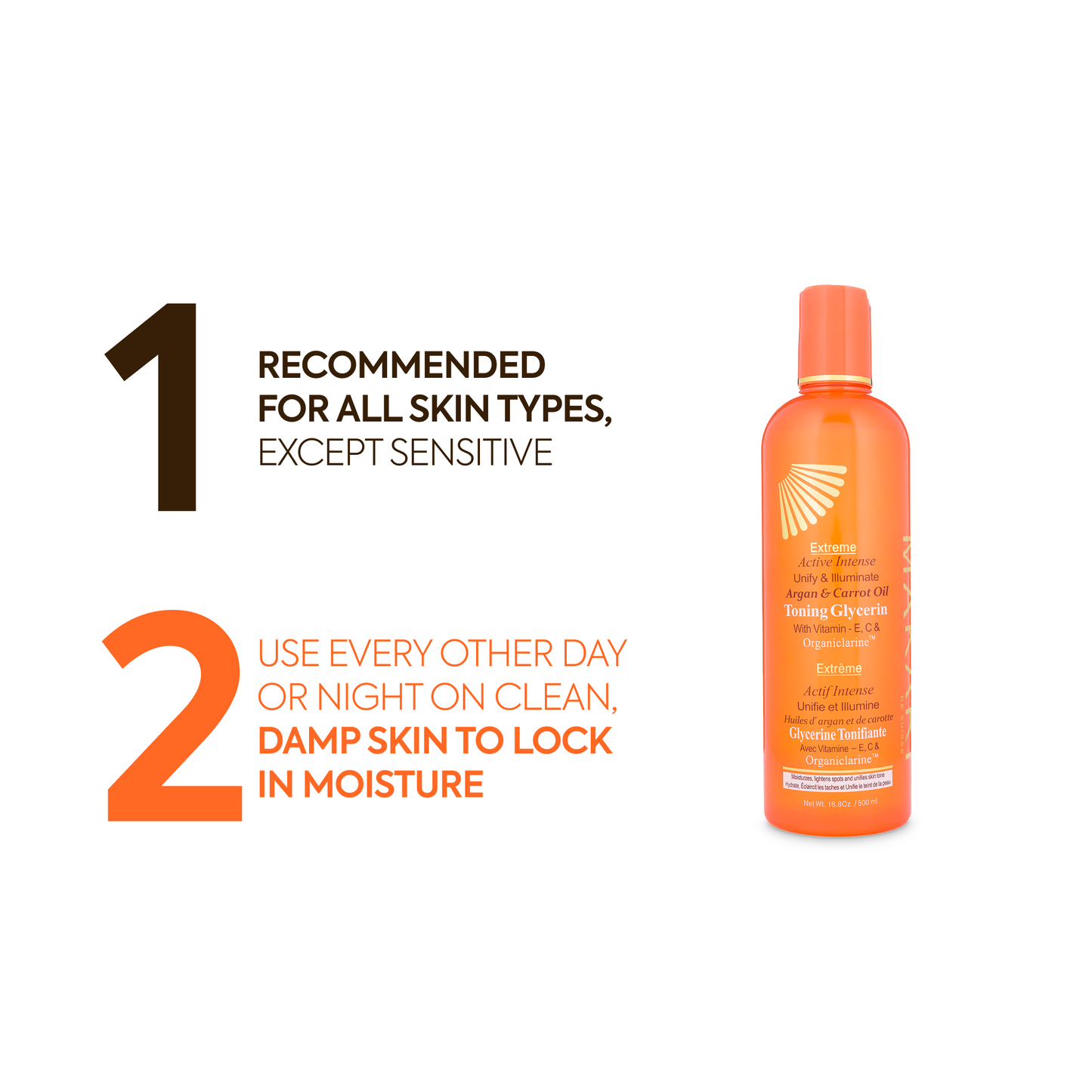 Extremes Argan &amp; Karotten tonisierendes Glycerin