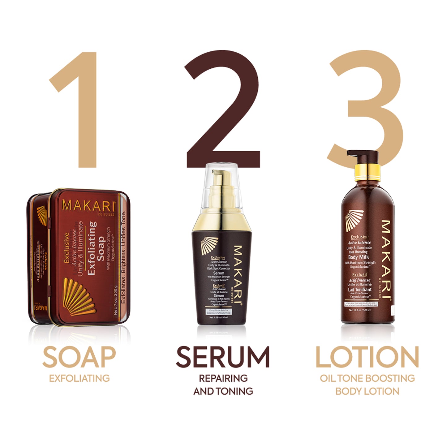 Exklusives Serum zur Korrektur dunkler Flecken