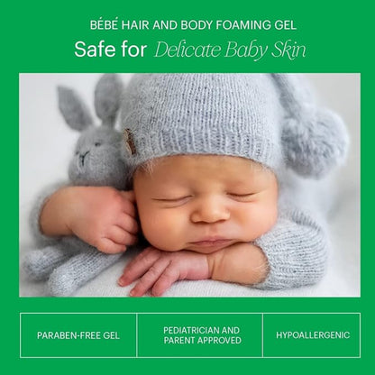 Bebe foaming gel paraben free hypoallergenic wash