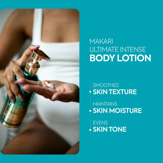 Makari blue crystal skin reviving body lotion