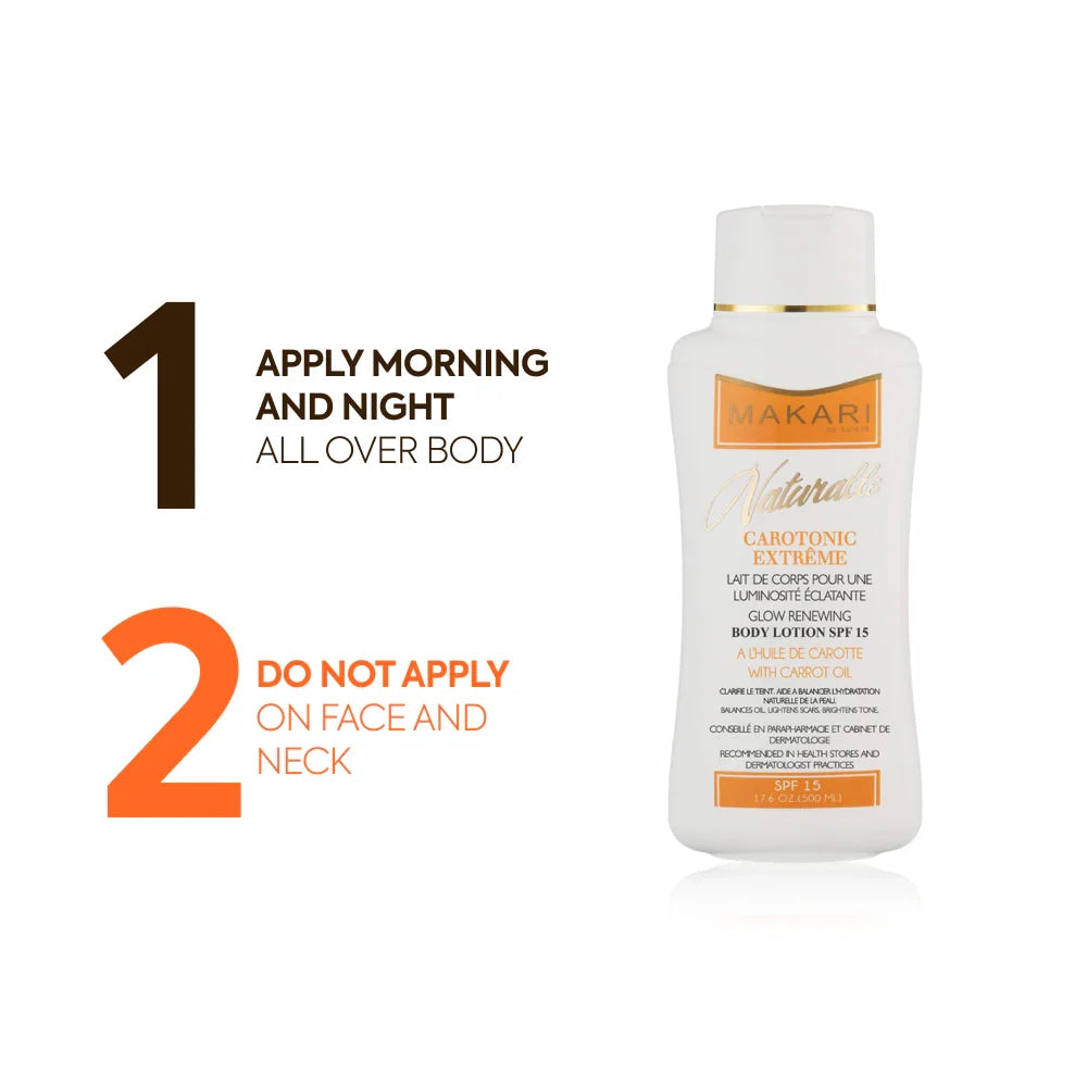 Makari carotonic extreme body lotion spf 15