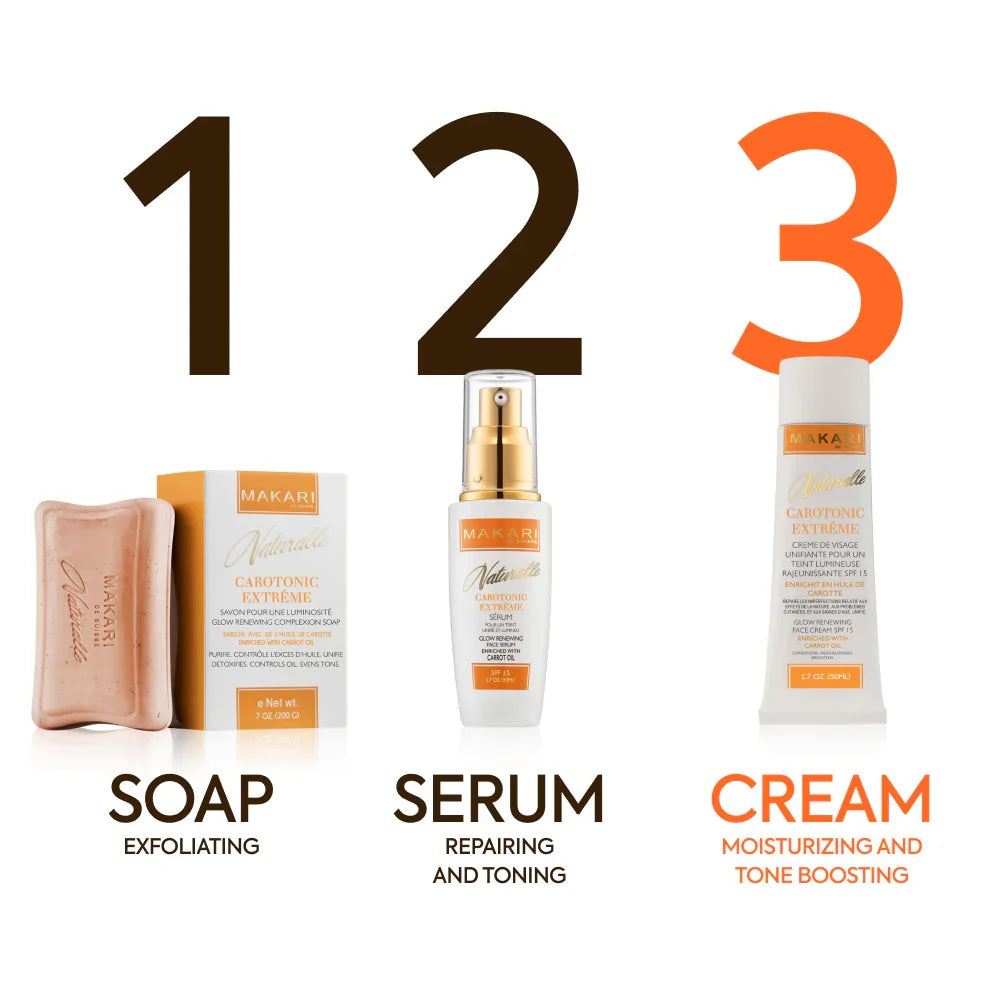 Makari carotonic extreme toning face cream spf 15
