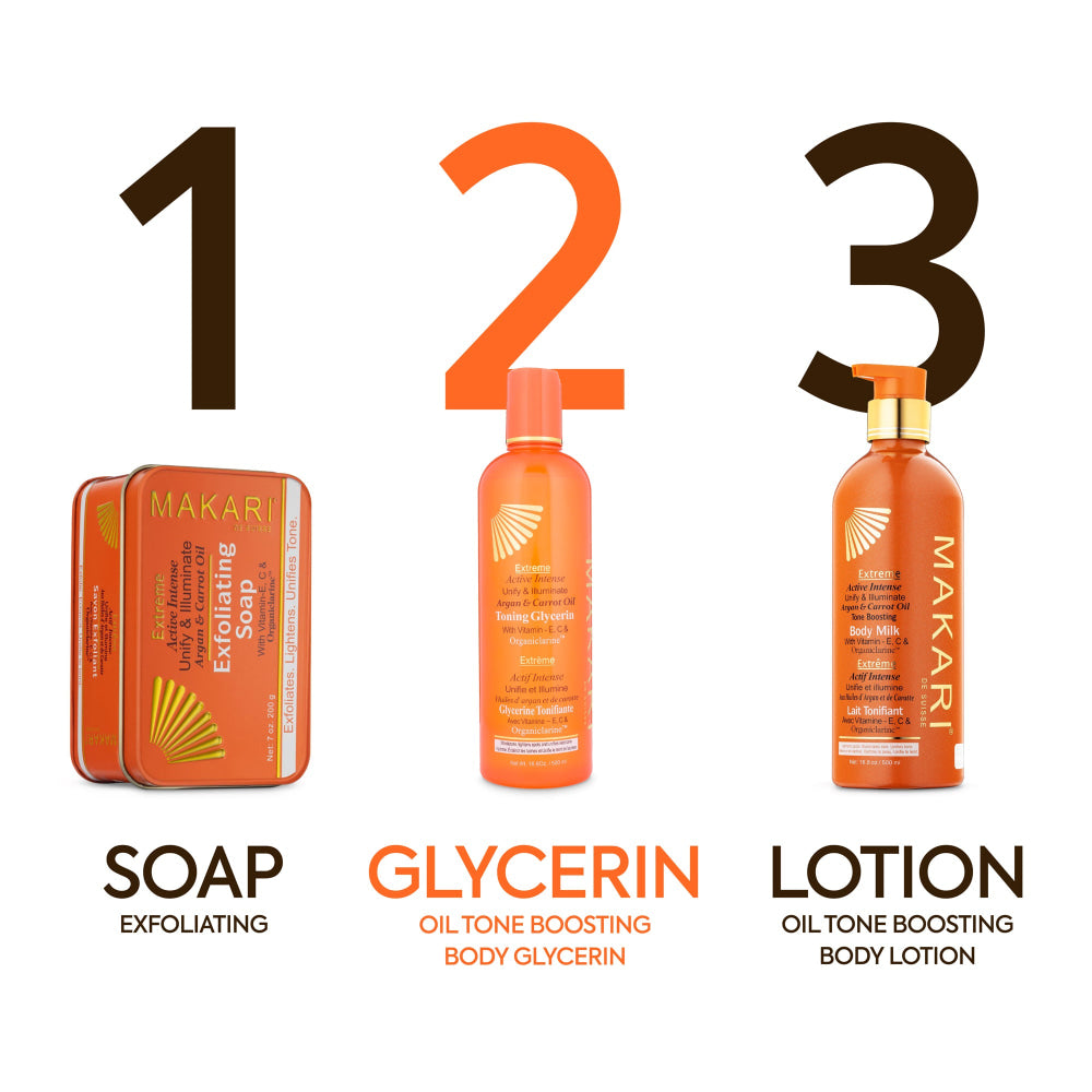 Carrot Toning Glycerin helps fade stretch marks