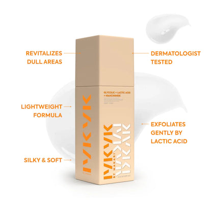 Gently Exfoliate with Lactic Acid Niacinamide Body Wash