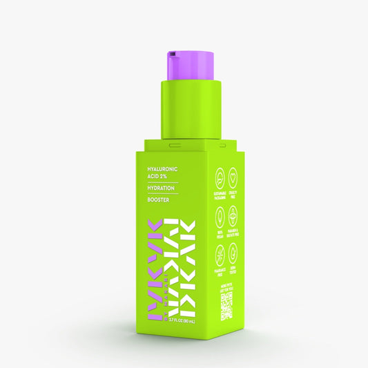 Hyaluronic acid booster serum to deeply hydrate skin