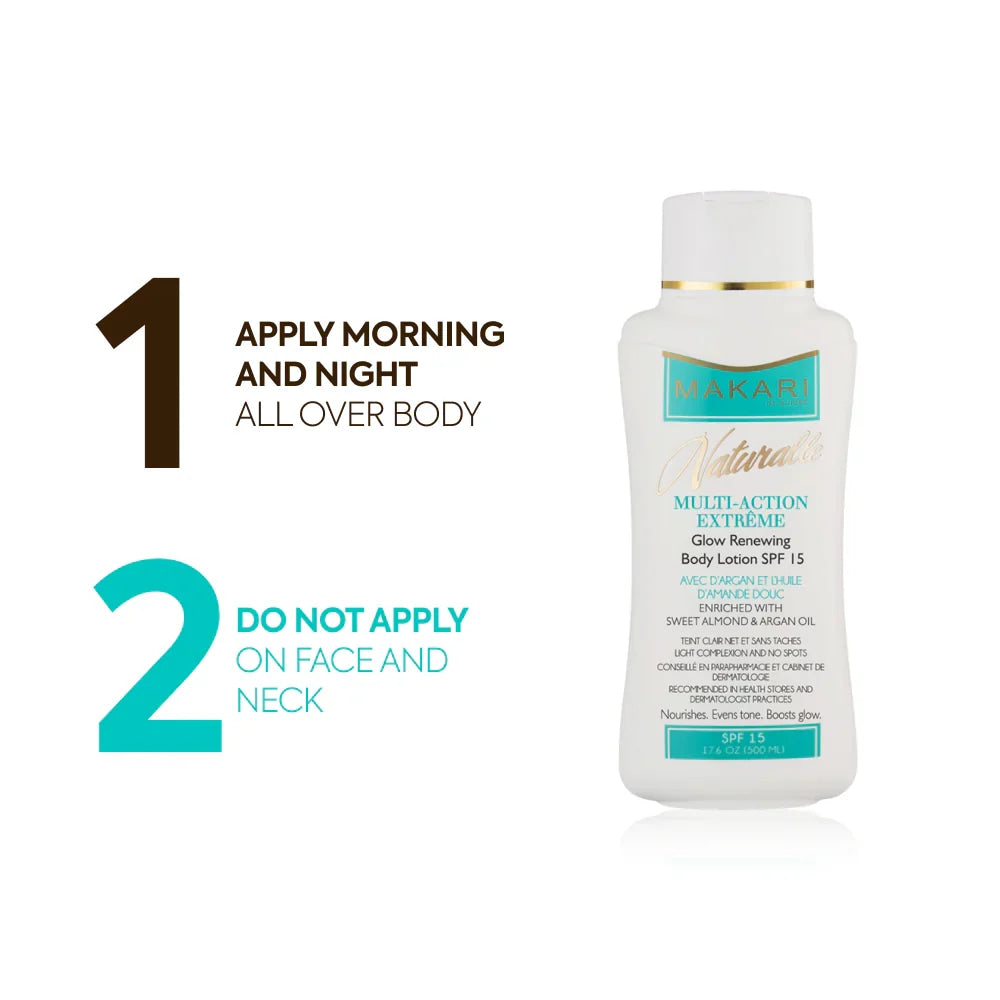Makari multi-action extreme body lotion spf 15