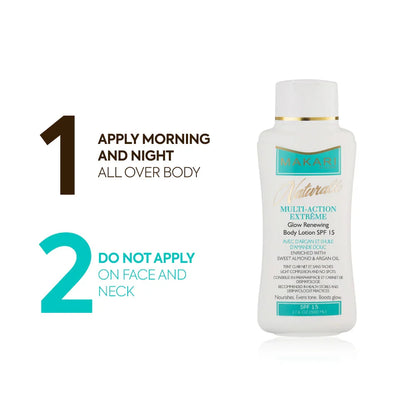 Makari multi-action extreme body lotion spf 15