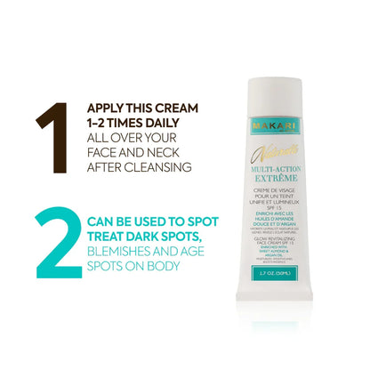 Makari multi-action extreme toning face cream spf 15