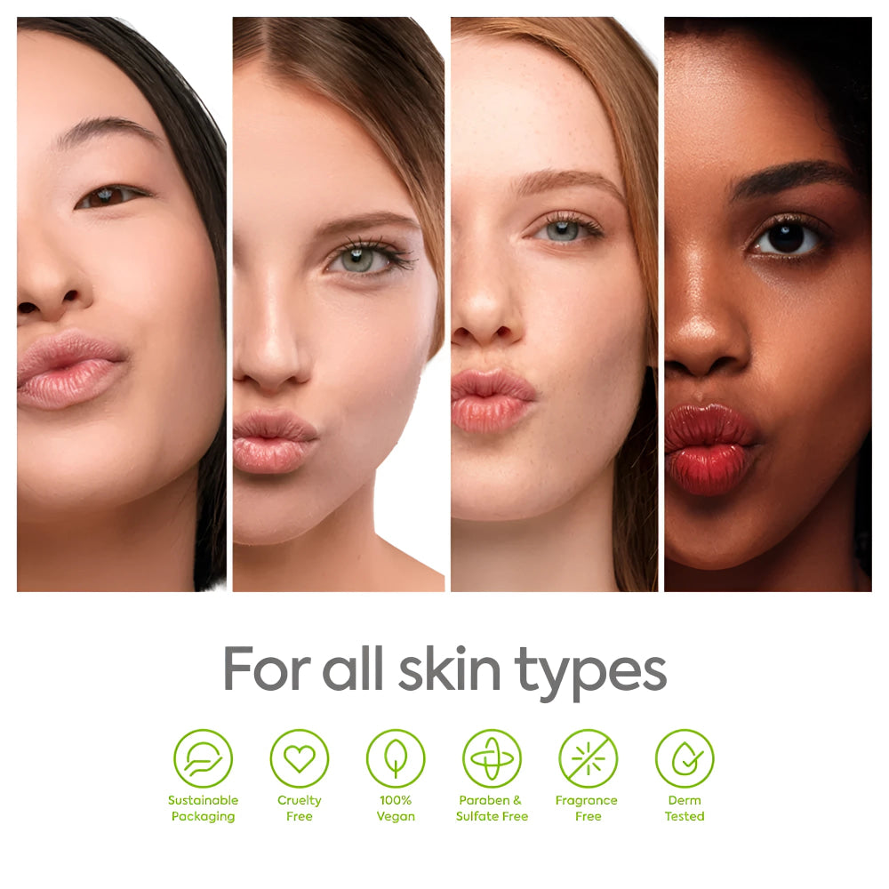 Glycolic and lactic acid face serum with fruit extract