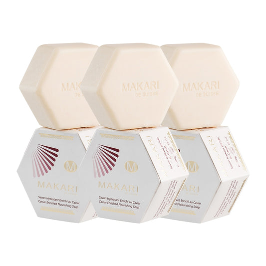 Makari Caviar Enriched Soap Trio