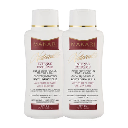 Makari Intense Extreme Body Lotion Spf 15 Duo